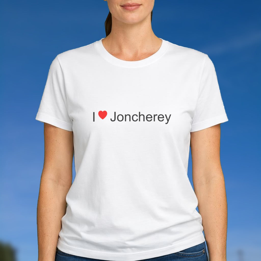 T-shirt I love joncherey