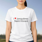 T-shirt I love jonquières-saint-vincent