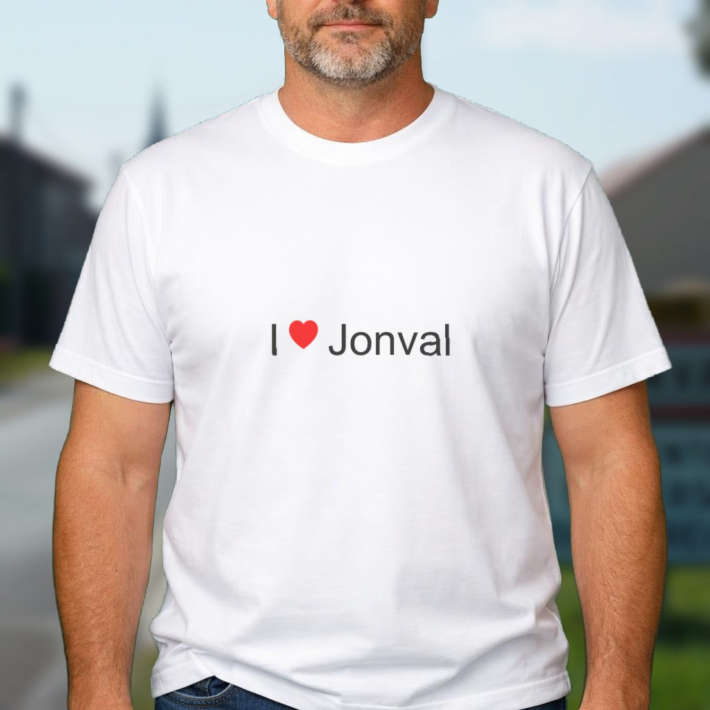 T-shirt I love jonval