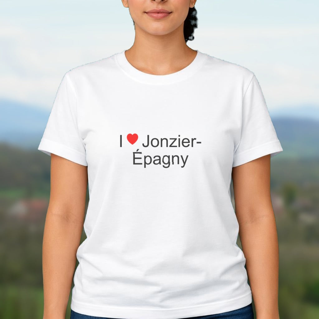 T-shirt I love jonzier-épagny