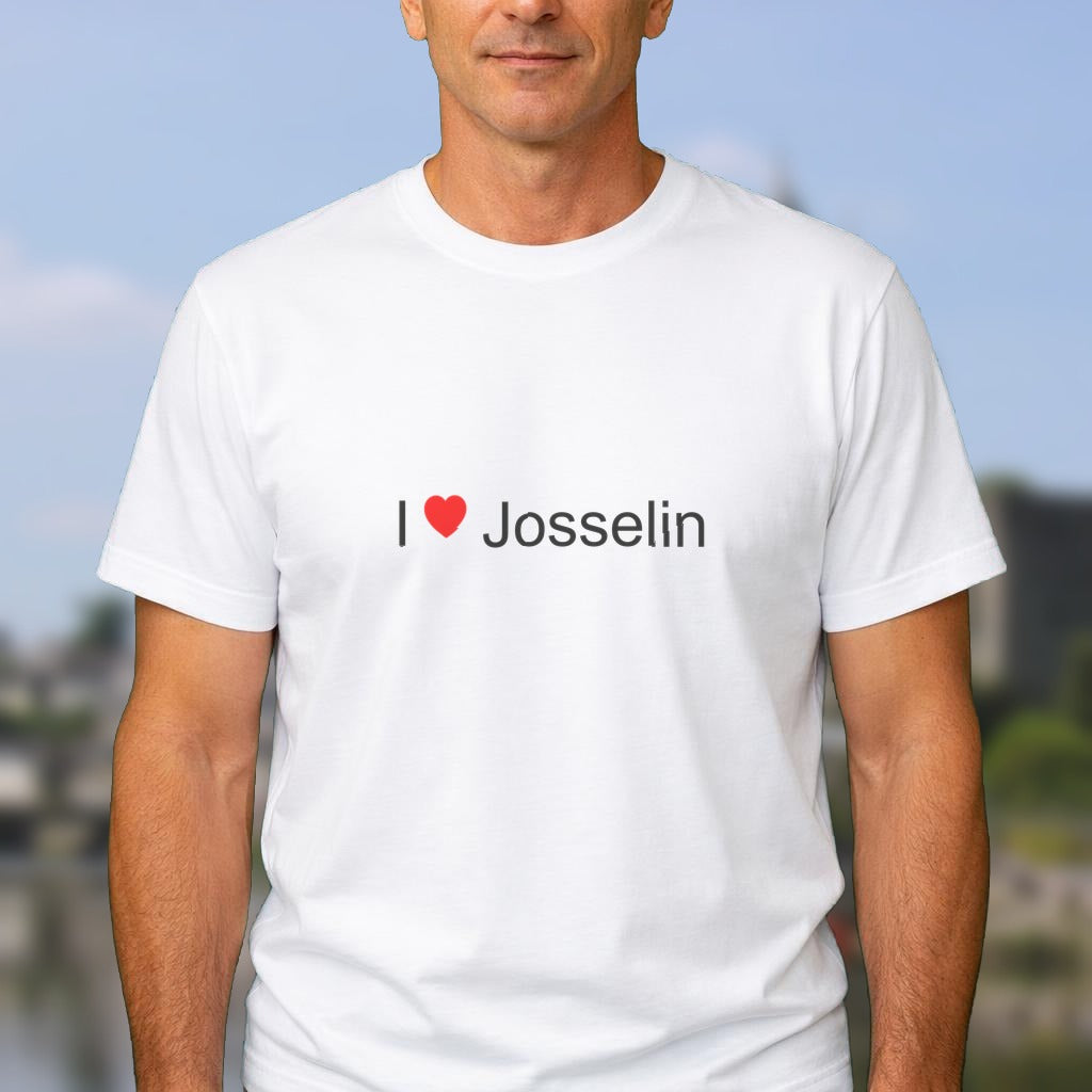 T-shirt I love josselin