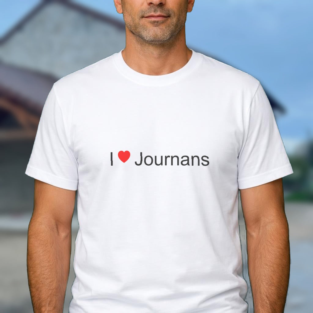 T-shirt I love journans