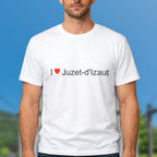 T-shirt I love juzet-d'izaut