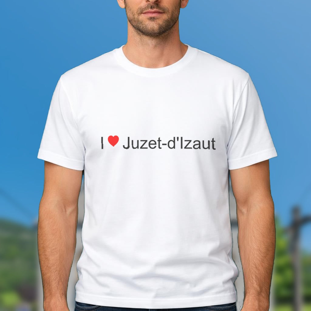 T-shirt I love juzet-d'izaut