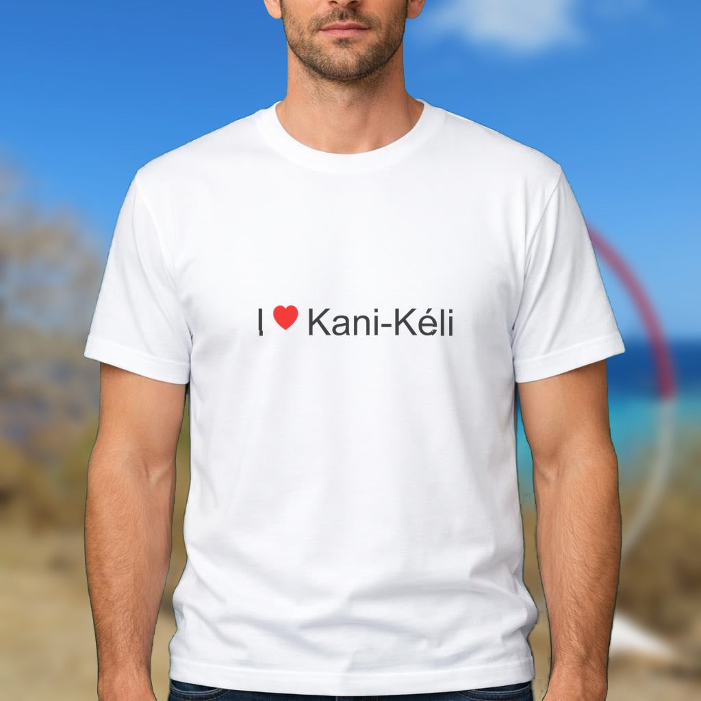 T-shirt I love kani-kéli