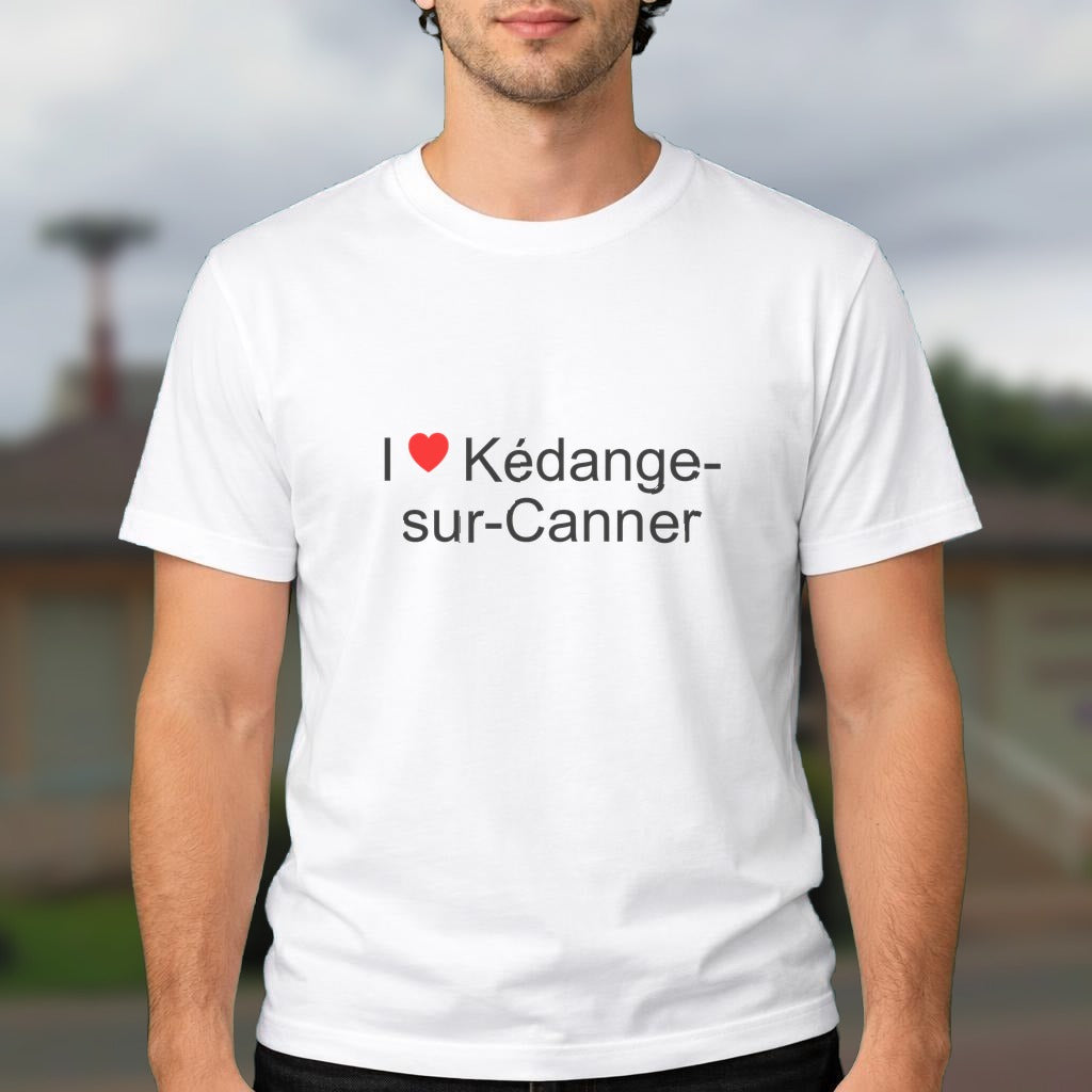 T-shirt I love kédange-sur-canner