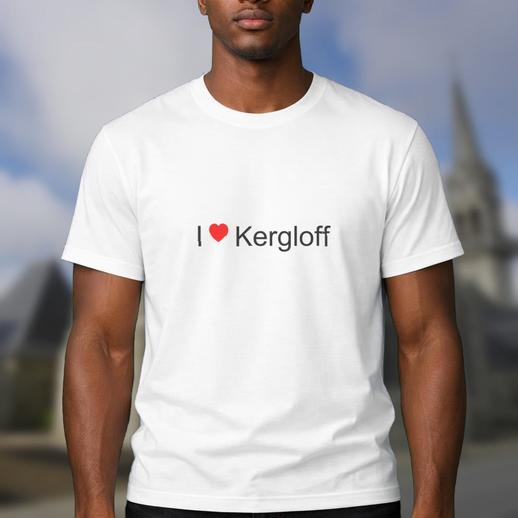 T-shirt I love kergloff