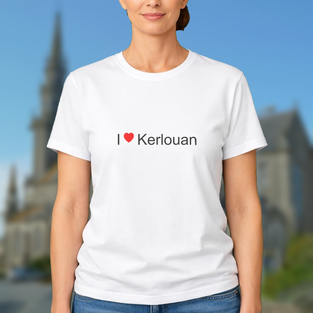 T-shirt I love kerlouan