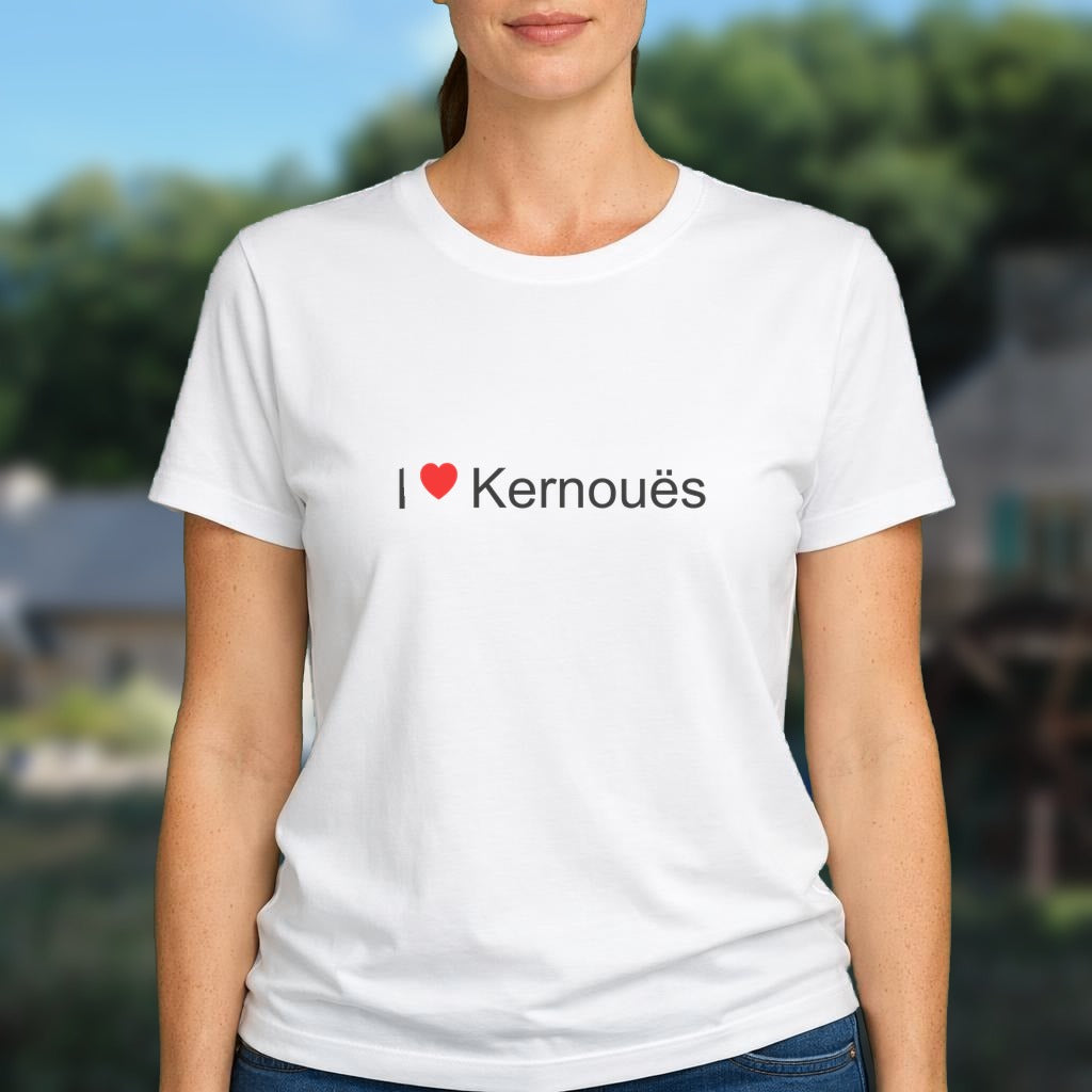 T-shirt I love kernouës