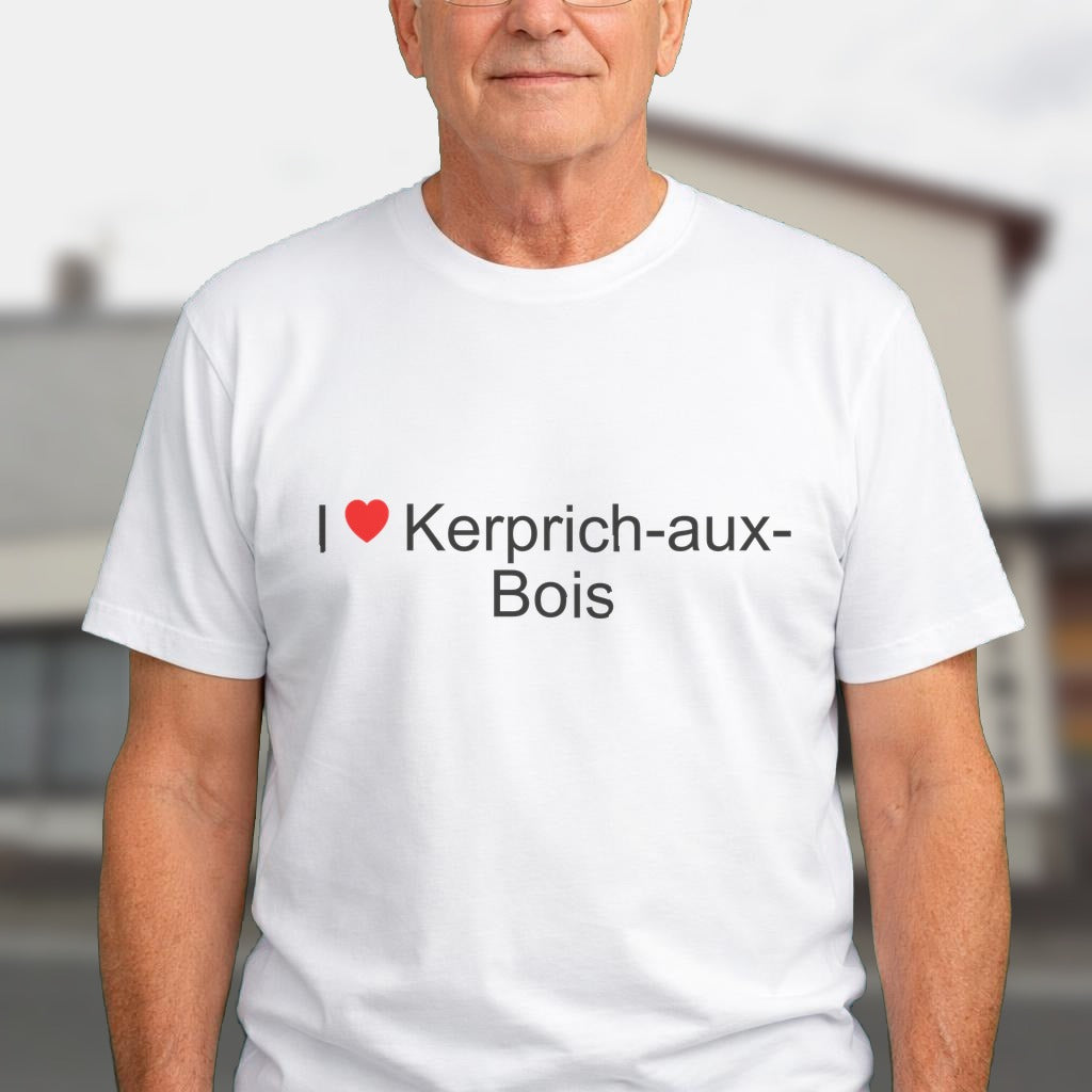 T-shirt I love kerprich-aux-bois