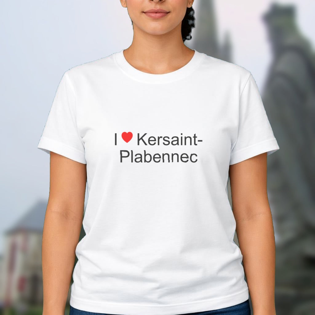T-shirt I love kersaint-plabennec