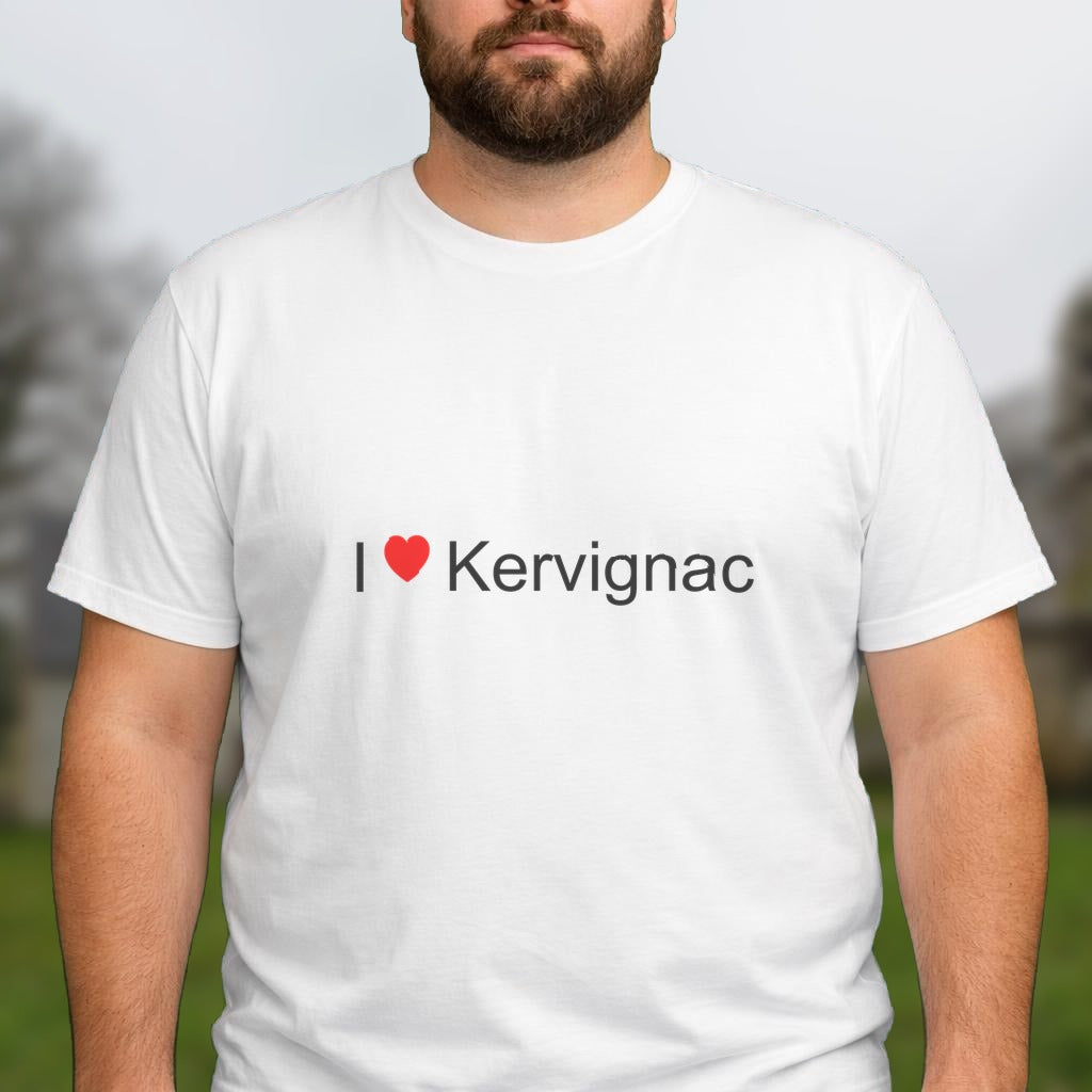 T-shirt I love kervignac