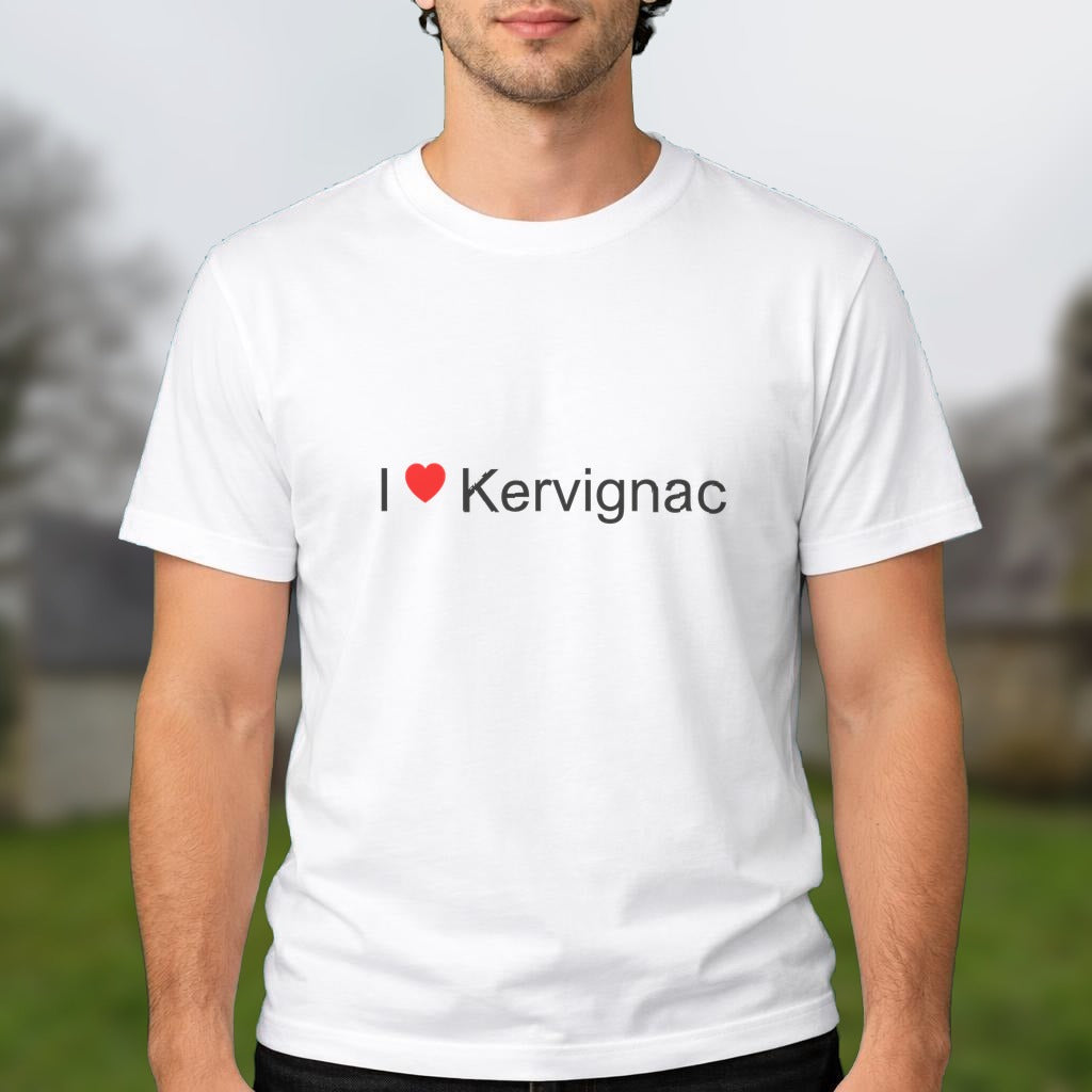 T-shirt I love kervignac