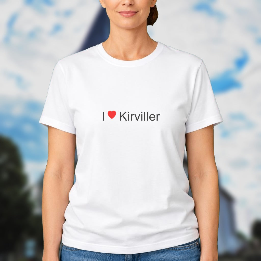 T-shirt I love kirviller