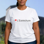 T-shirt I love l'estréchure