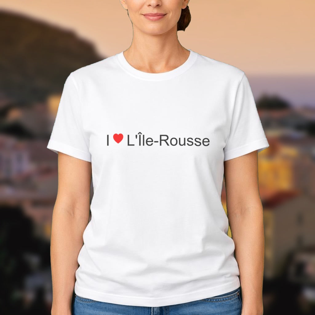 T-shirt I love l'île-rousse