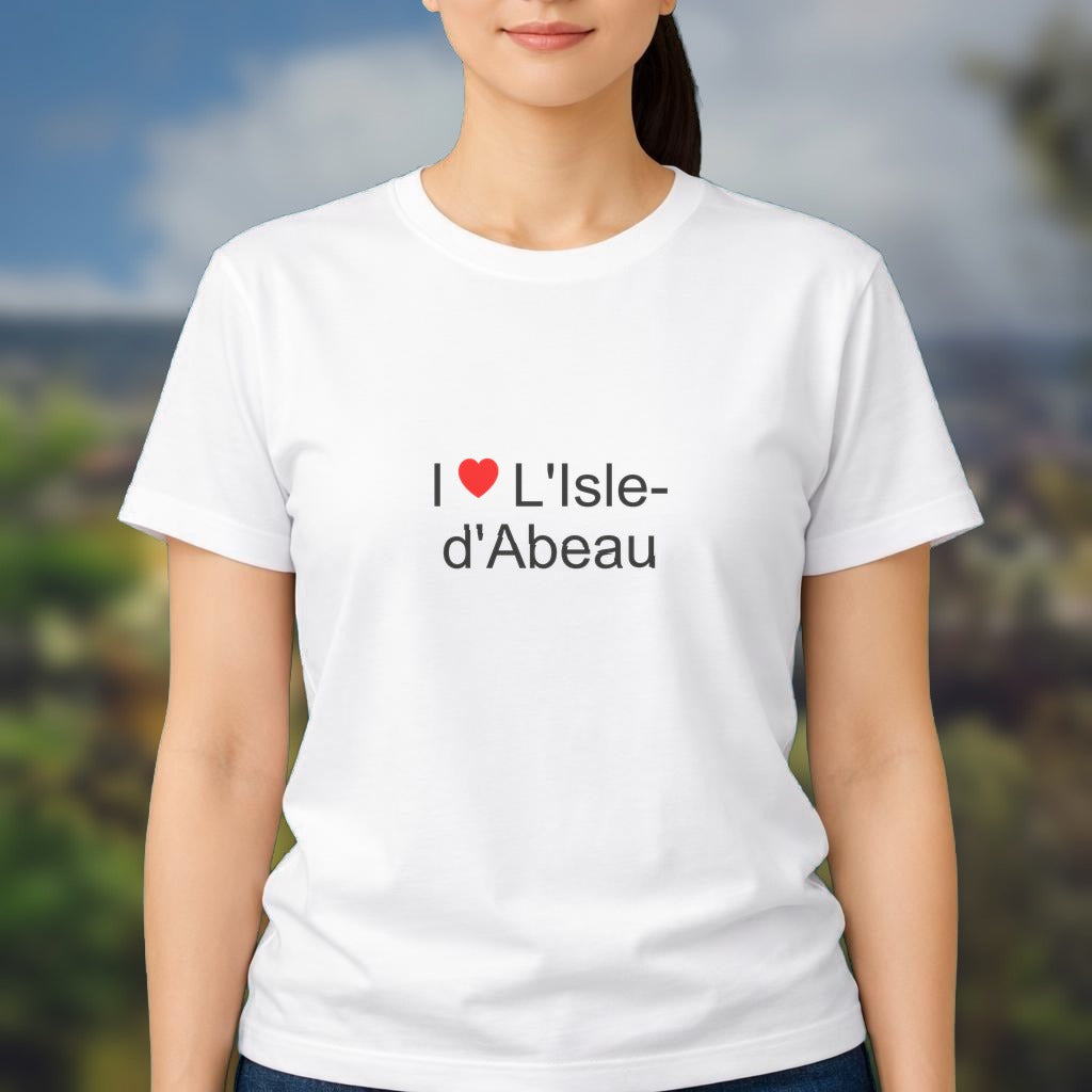 T-shirt I love l'isle-d'abeau