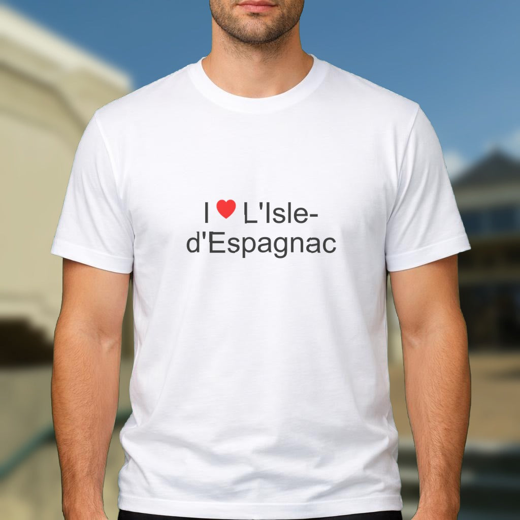T-shirt I love l'isle-d'espagnac