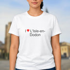 T-shirt I love l'isle-en-dodon