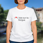 T-shirt I love l'isle-sur-la-sorgue