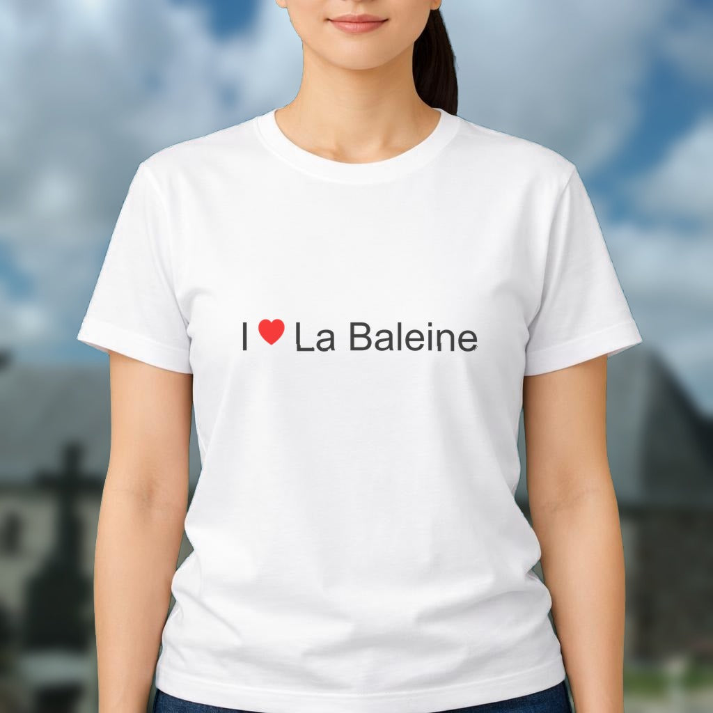 T-shirt I love la baleine