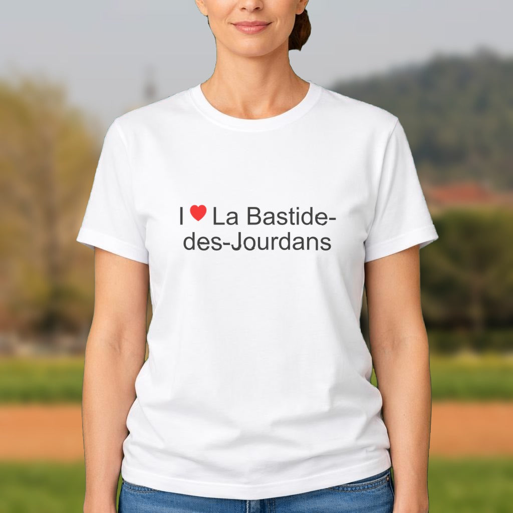 T-shirt I love la bastide-des-jourdans