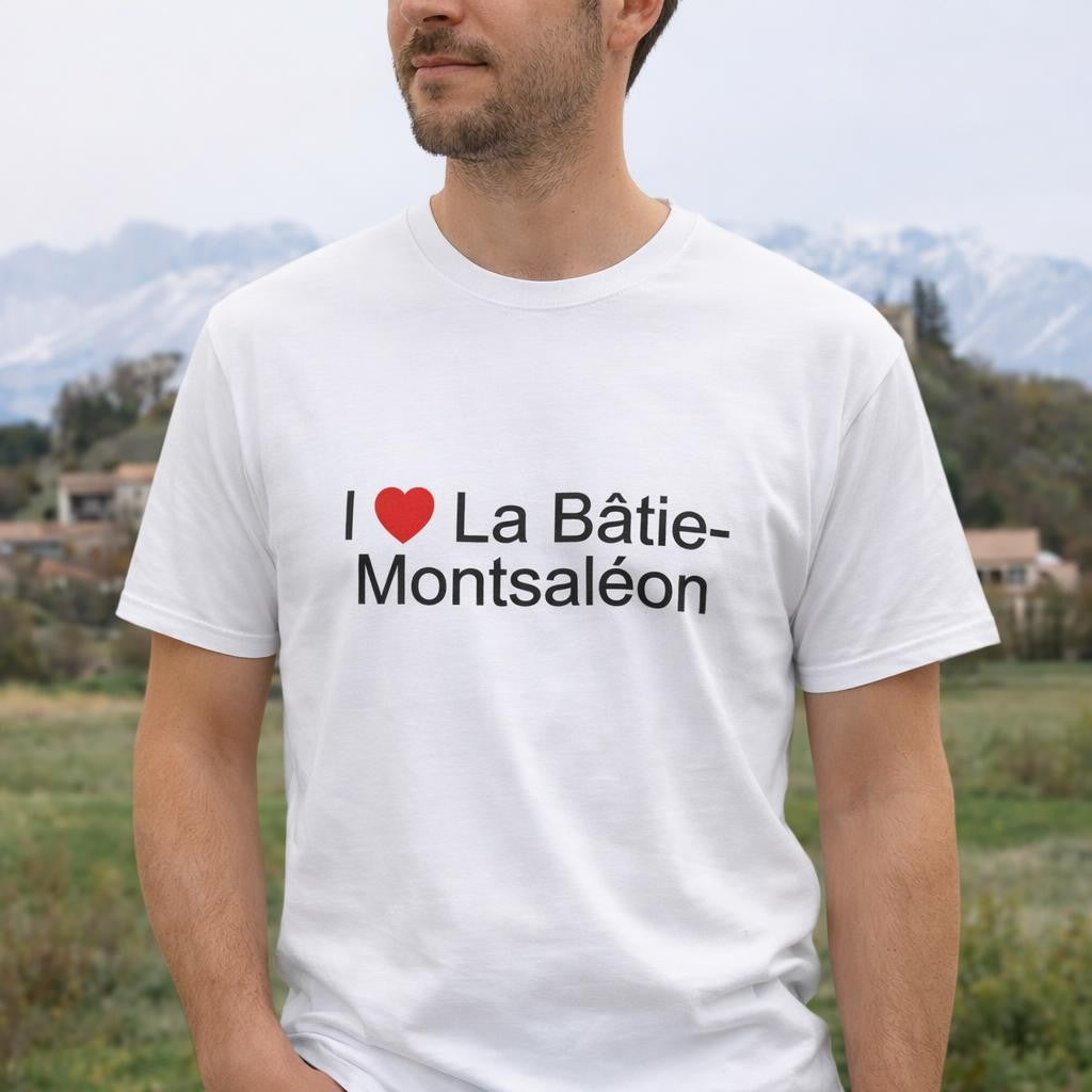 T-shirt I love la bâtie-montsaléon