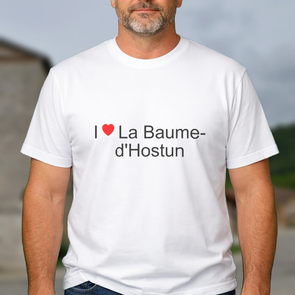 T-shirt I love la baume-d'hostun