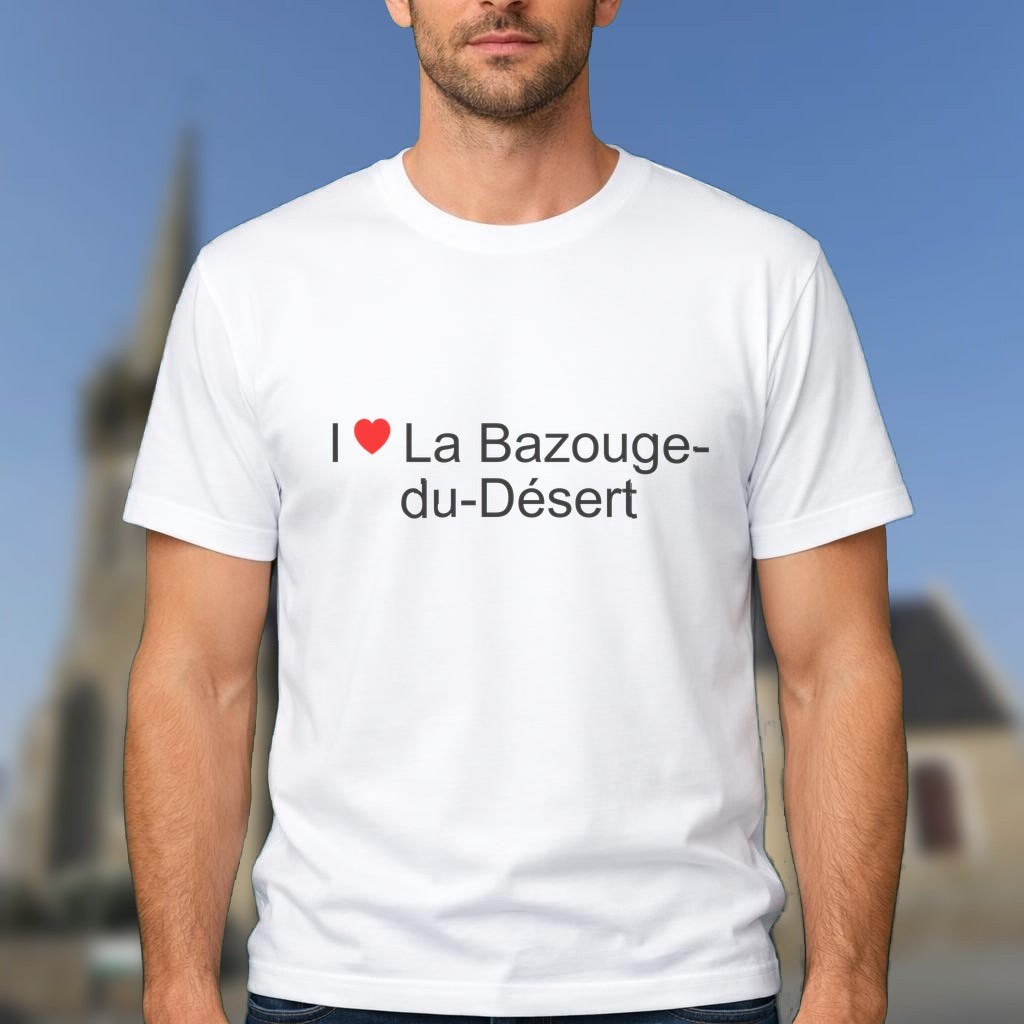 T-shirt I love la bazouge-du-désert