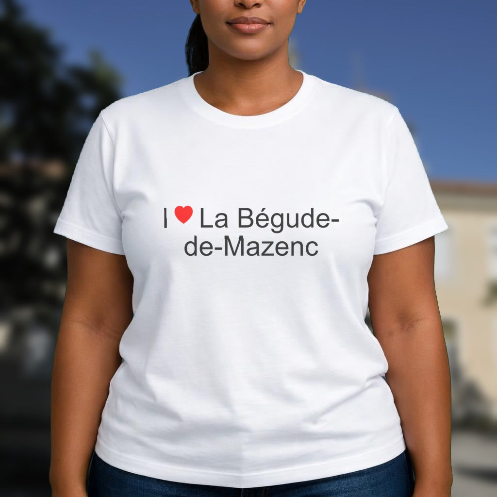 T-shirt I love la bégude-de-mazenc