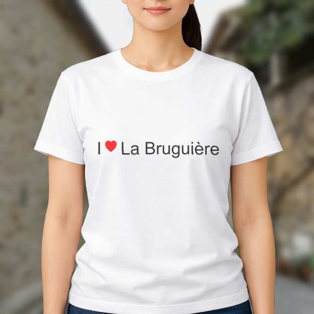 T-shirt I love la bruguière