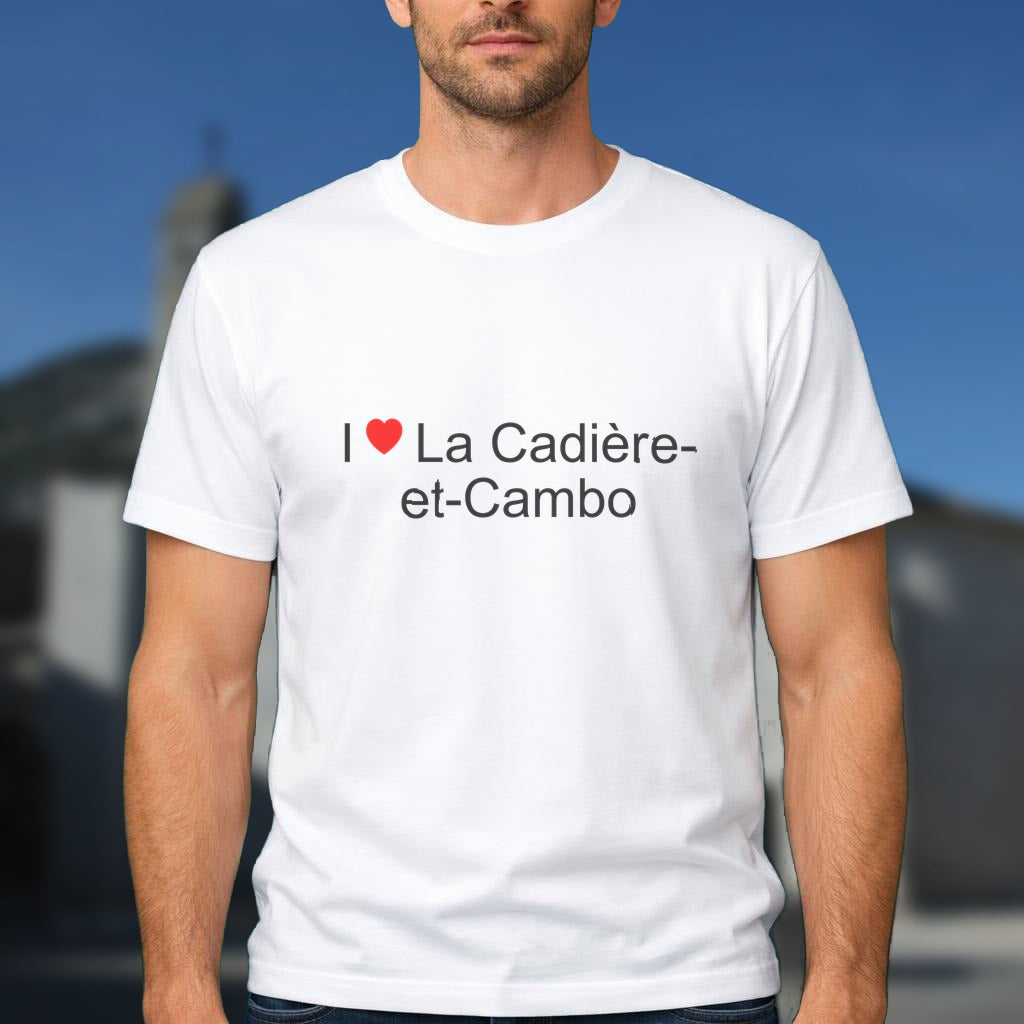 T-shirt I love la cadière-et-cambo