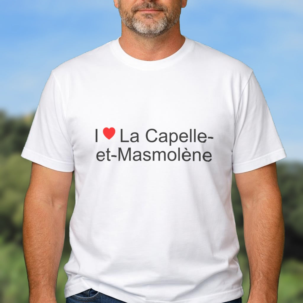 T-shirt I love la capelle-et-masmolène