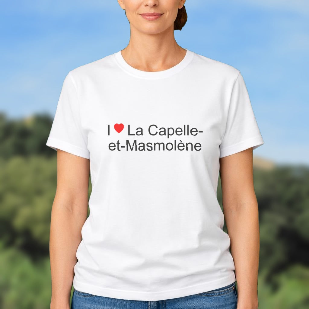 T-shirt I love la capelle-et-masmolène