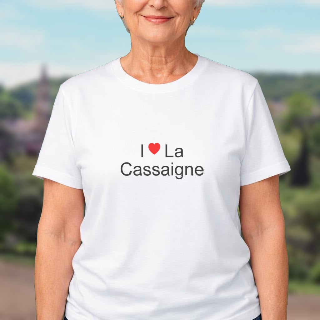T-shirt I love la cassaigne
