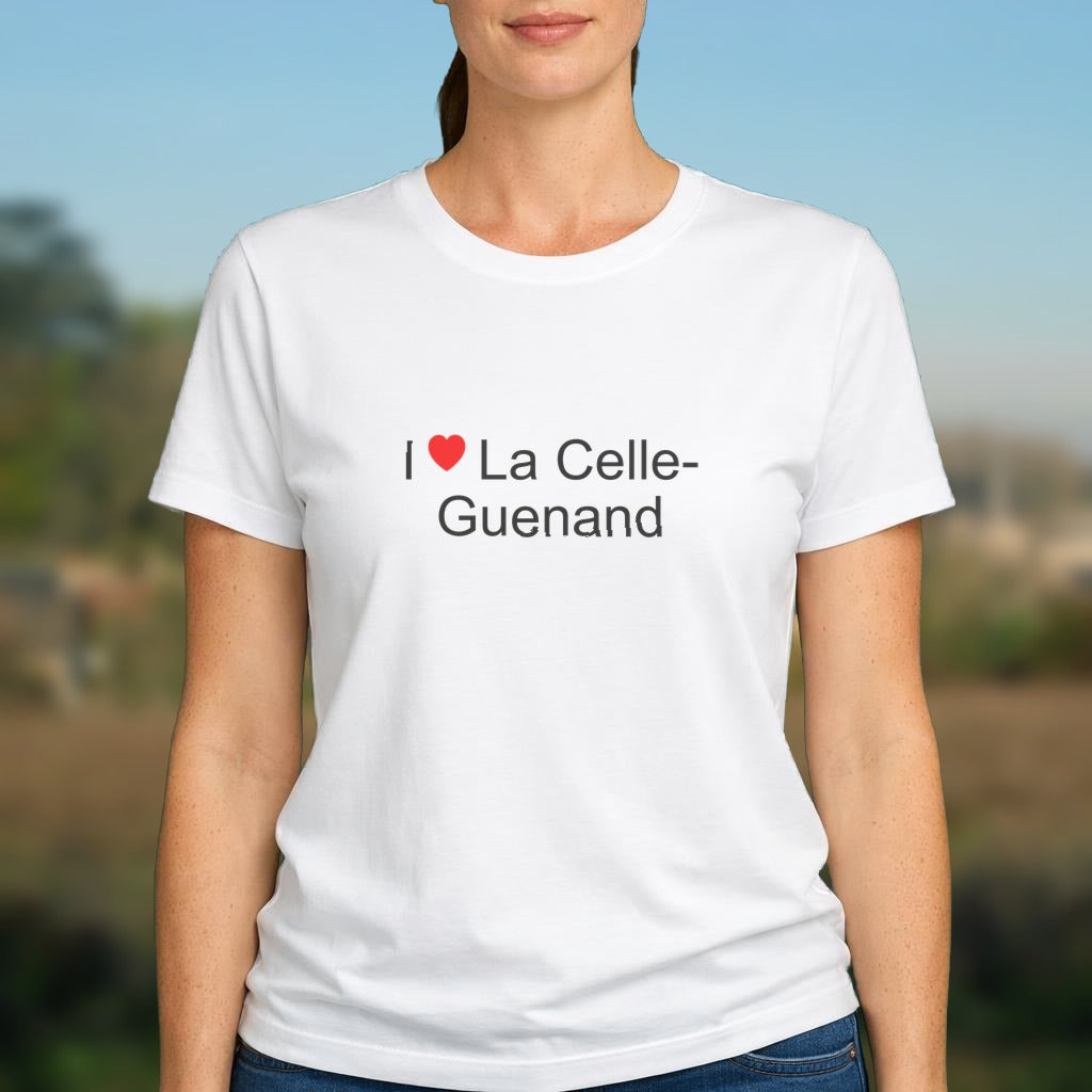 T-shirt I love la celle-guenand