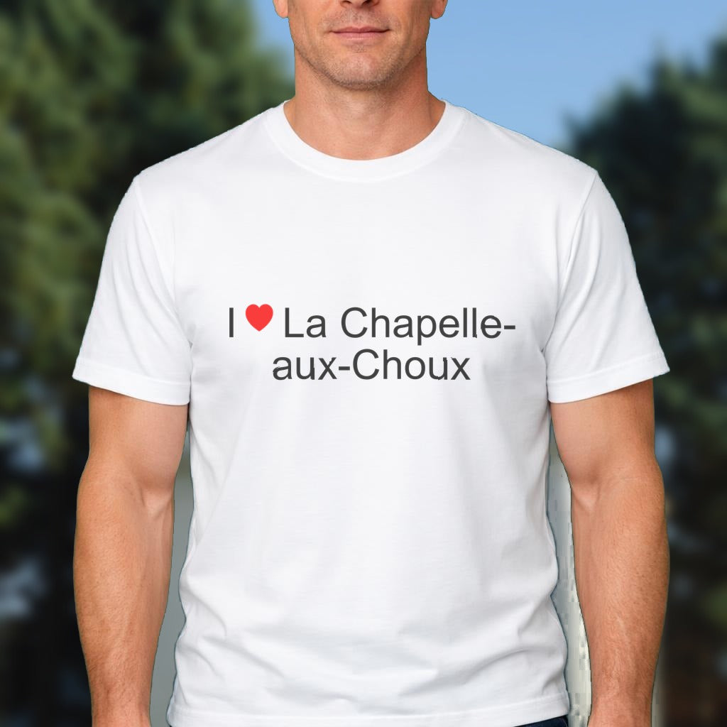 T-shirt I love la chapelle-aux-choux