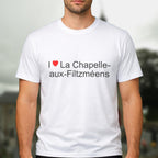 T-shirt I love la chapelle-aux-filtzméens