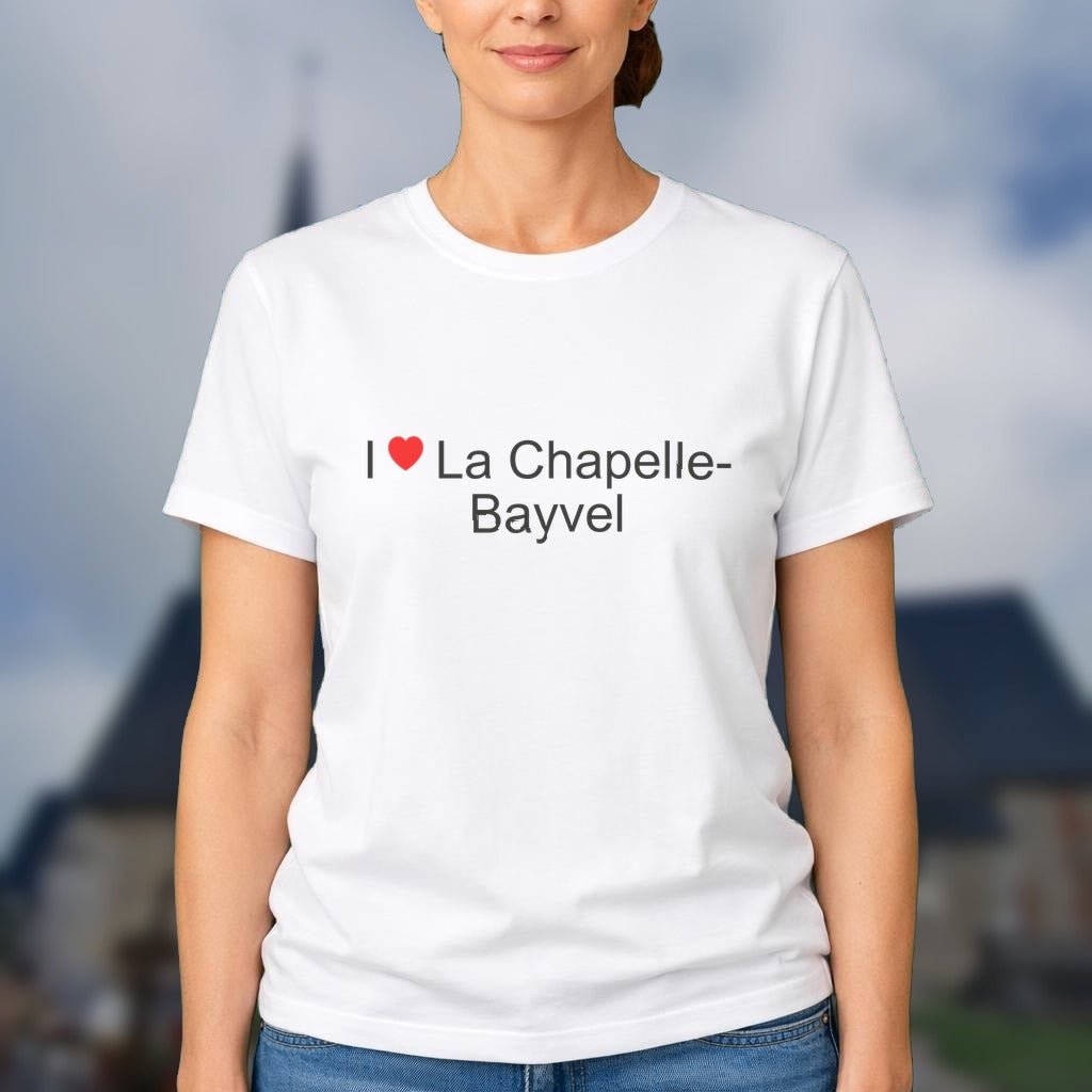 T-shirt I love la chapelle-bayvel