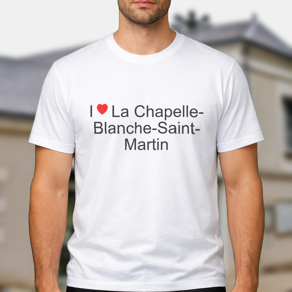 T-shirt I love la chapelle-blanche-saint-martin
