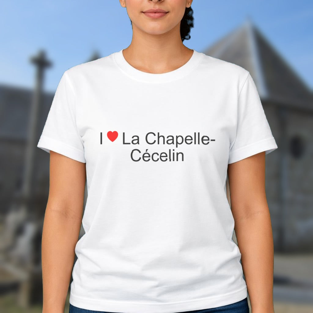T-shirt I love la chapelle-cécelin