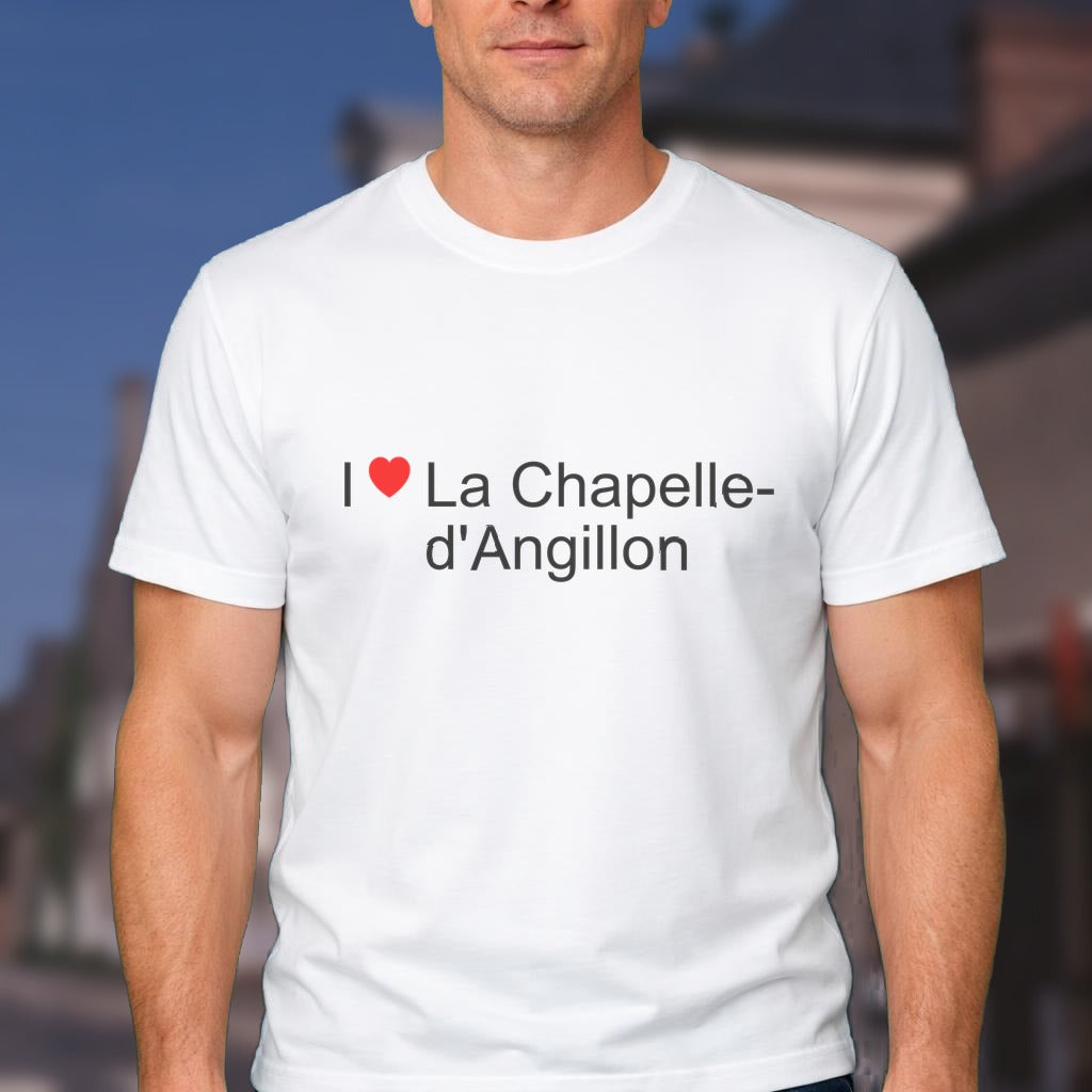 T-shirt I love la chapelle-d'angillon