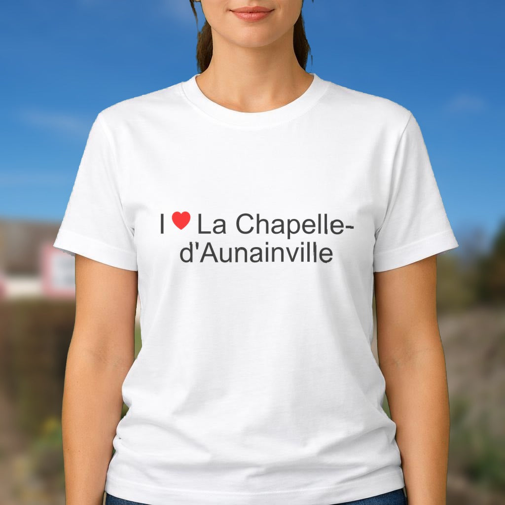 T-shirt I love la chapelle-d'aunainville