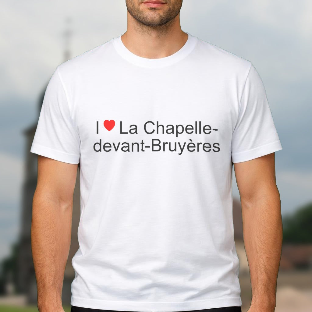T-shirt I love la chapelle-devant-bruyères