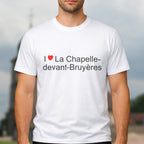 T-shirt I love la chapelle-devant-bruyères