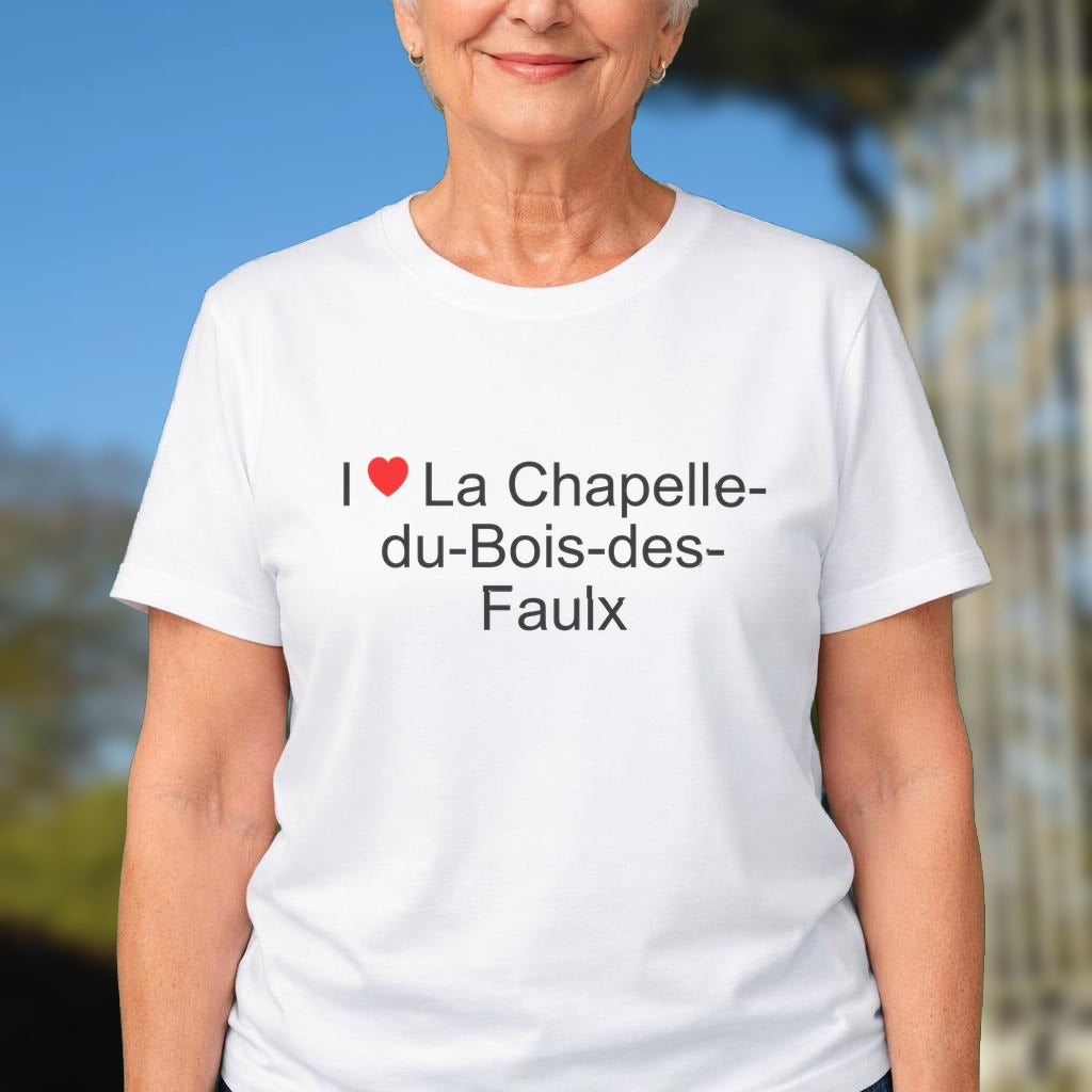 T-shirt I love la chapelle-du-bois-des-faulx