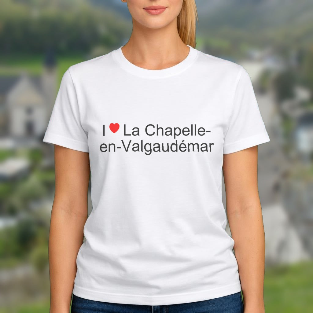 T-shirt I love la chapelle-en-valgaudémar