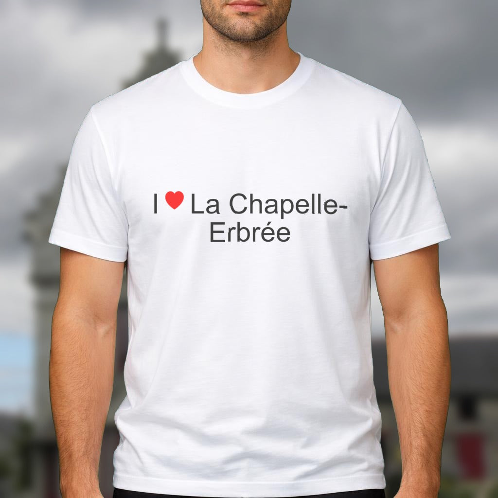 T-shirt I love la chapelle-erbrée