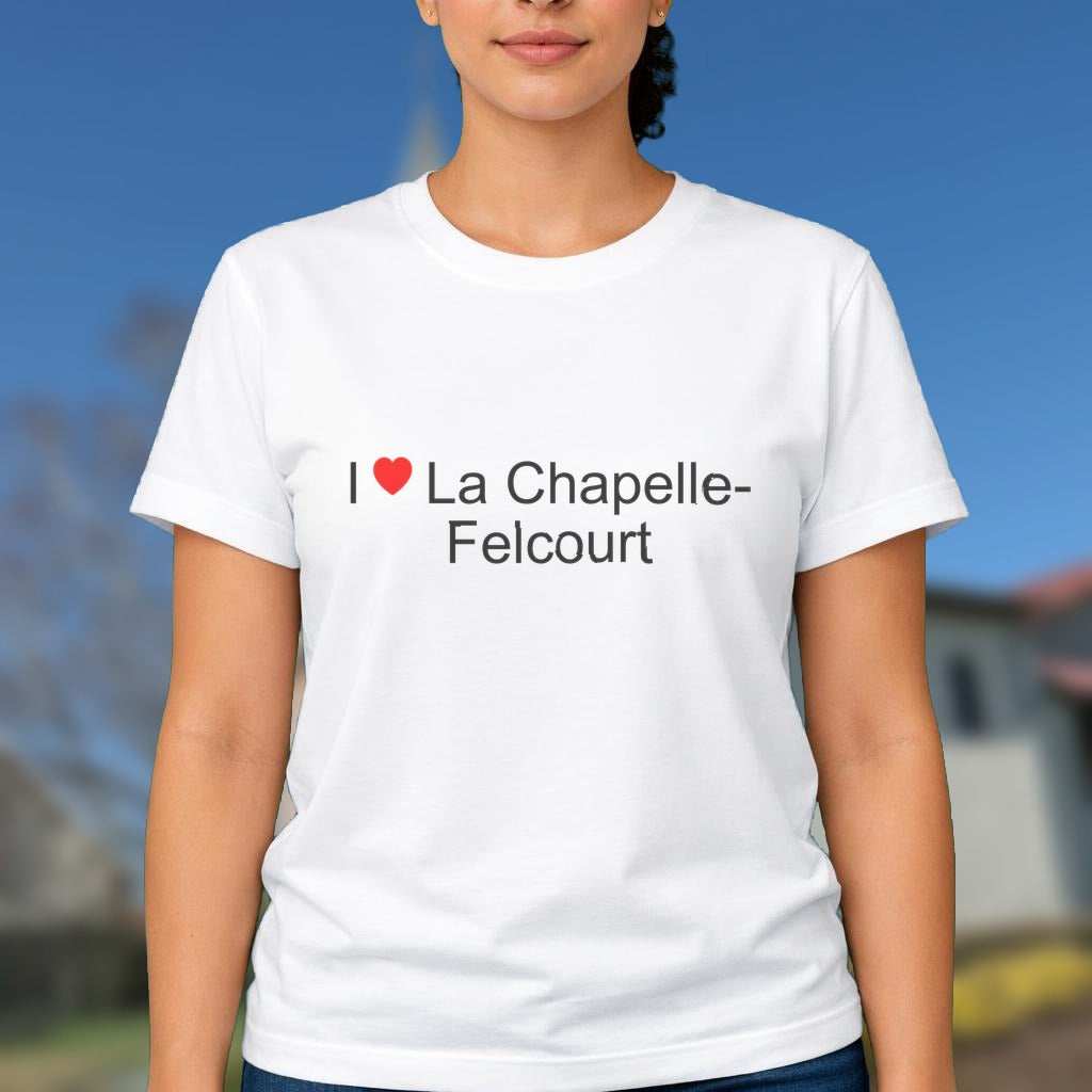 T-shirt I love la chapelle-felcourt