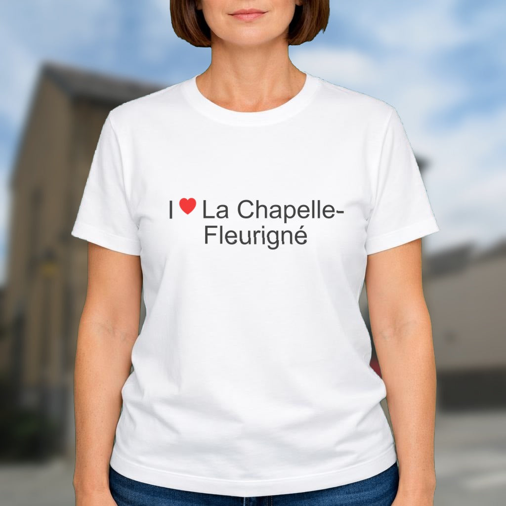 T-shirt I love la chapelle-fleurigné